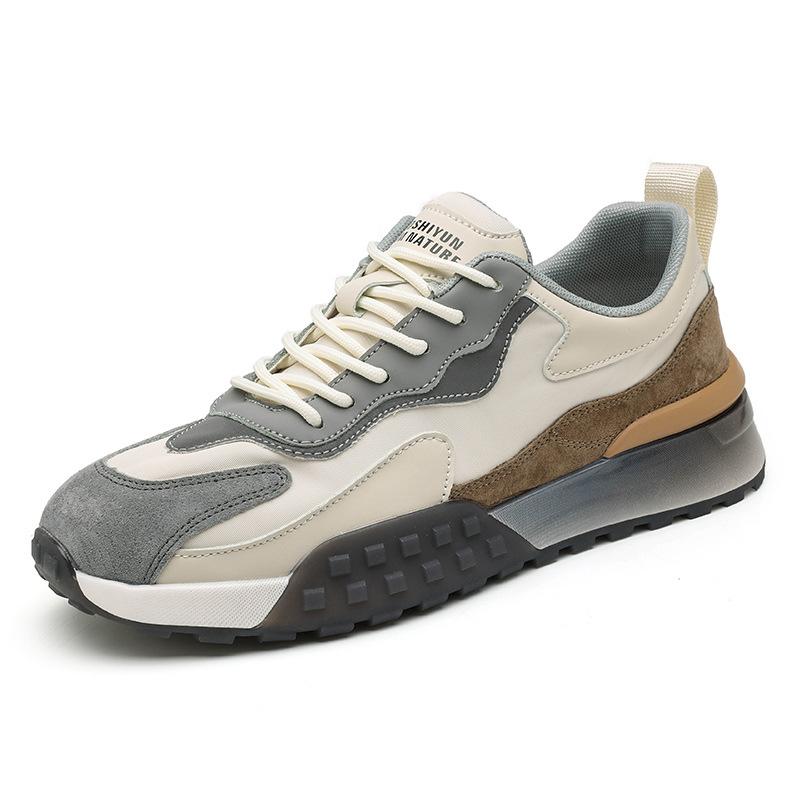 Трендовая брендовая мужская обувь весна новая обувь для папы воздушная подушка мягкая подошва увеличивающая рост мужская спортивная и повседневная обувь мужская для бега 2283