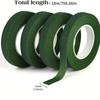 4/6 шт. Темно-зеленая флористическая лента DIY ручная упаковка для упаковки цветочных стеблей и декоративная лента для цветочных свадебных букетов