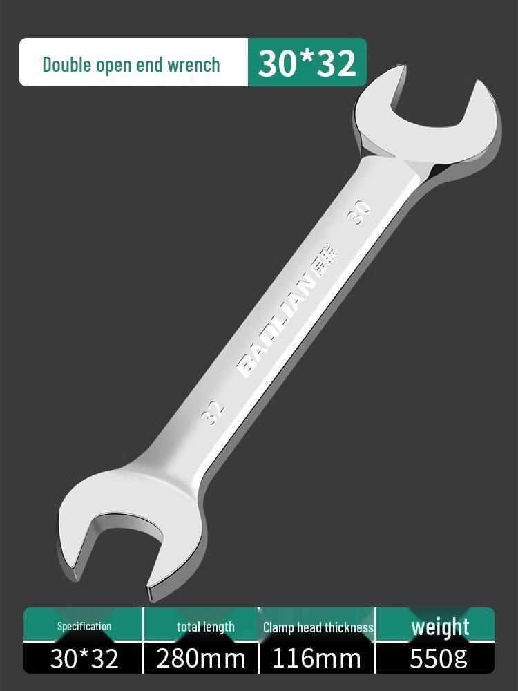 Набор двухсторонних рожковых ключей - Полированная поверхность, Маленький набор инструментов для дома, Помощник для гаек 8-10 мм