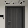 Love You Bye Wooden Sign Wall Decoration Sign Family Entryway Decor Above Door