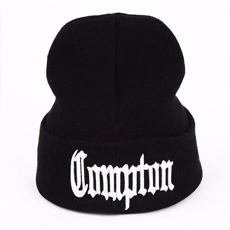 Winter Warm Beanies Knitted Hat Unisex Street Hip Hop Caps Embroidery Cotton Wool Cap Ski Hats Gorros