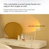 LED Cordless Desk Lamp USB Charging Dimmable Touch Control Table Lamps With Sunset Light For Bedroom Home Office