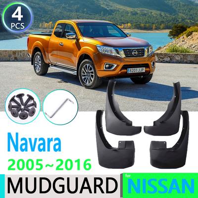 Для Nissan Navara Frontier Brute D40 2005 ~ 2016 4 шт. автомобильное крыло брызговики брызговик брызговики автомобиля