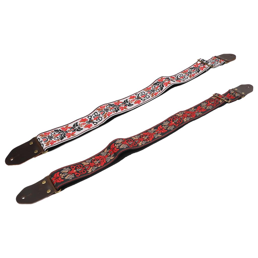 Guitar Strap Thickened and Widened Multifunctional Unique Jacquard Embroidery Guitar Strap