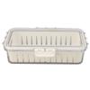 Refrigerator Fresh Food Storage Containers PET Multifunctional with Drainer Fridge Airtight Crisper