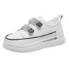 Velcro Rhinestone White Shoes Autumn and Winter Ins Tide Increases Versatile Daily Casual Board Shoes Women