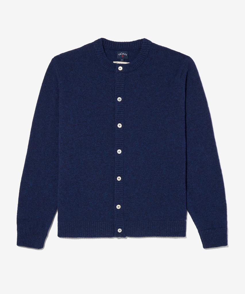 Noah (U) Shetland Cardigan Starnight Blue