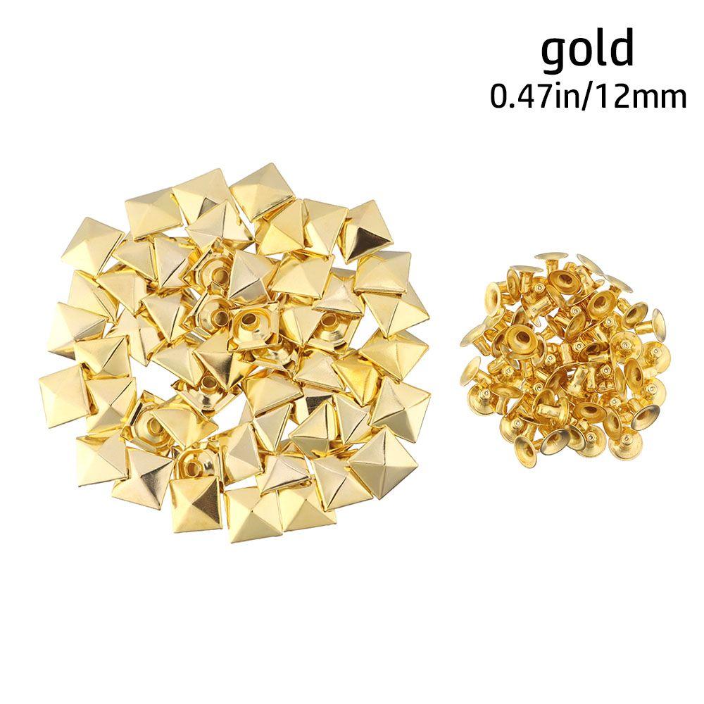 Обувь, декор сумки, аксессуары для одежды, фиксирующие шпильки в форме пирамиды, тканевые пуговицы, квадратные заклепки, металлические шипы