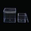1Pc Transparent Acrylic Boxes With Cover Plastic Organizer Small Gift Square Packing Box Food Candy Storage Container For Home