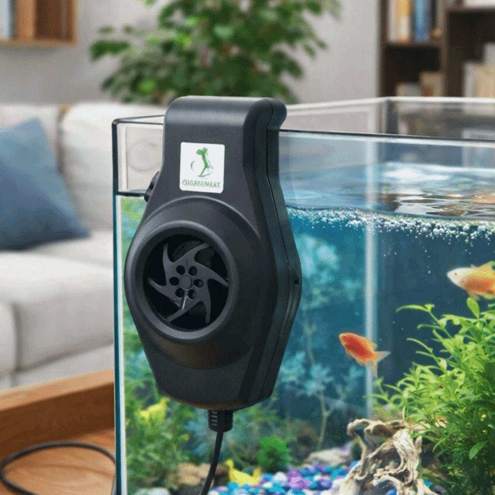 Тихий Охлаждающий Вентилятор для Аквариума Мощный Настенный Мини USB Вентилятор Быстрое Охлаждение Регулируемый Вентилятор для Аквариума Террариума для Рептилий