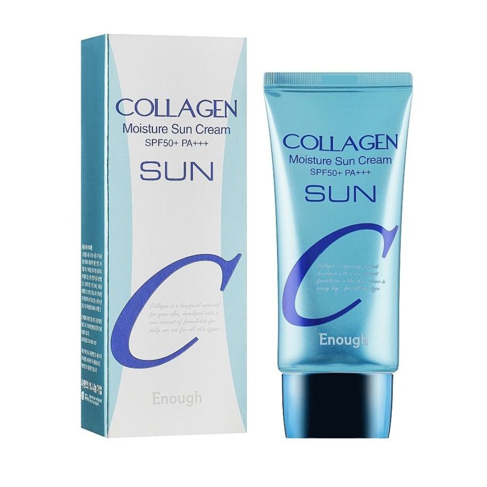 Enough Krem Nawilżający Z Kolagenem I Filtrem Spf50+ - 50 Ml