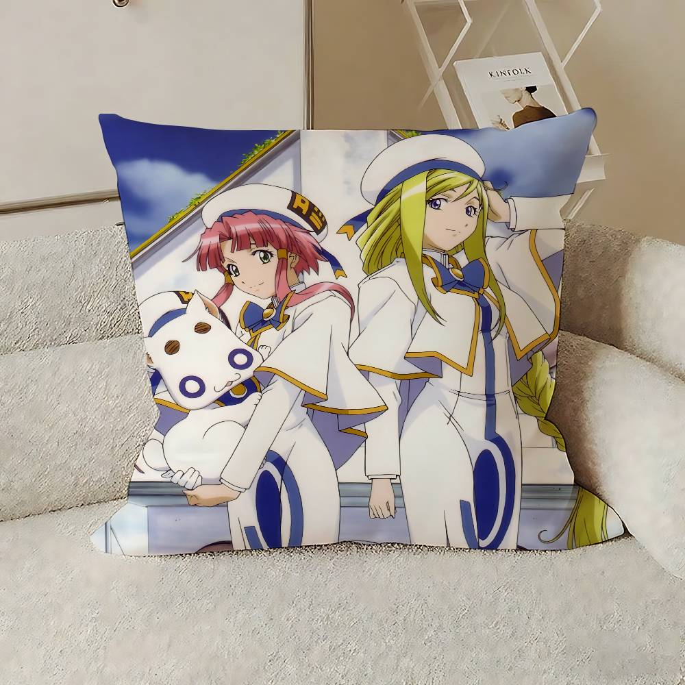 ARIA The ORIGINATION Аниме Наволочка Наволочка Подушка Чехол Скандинавский Винтажный Стиль Чехлы для Подушек Дом Гостиная Диван Кушетка Сиденье
