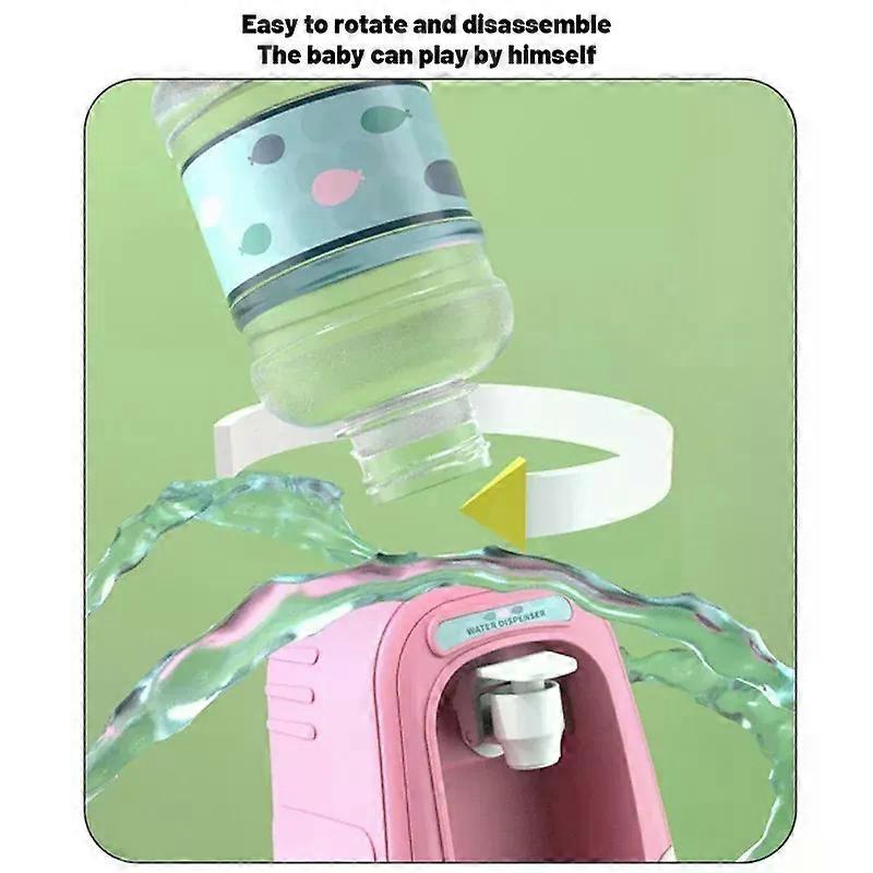 1PC Mini Play House Cartoon Water Dispenser Rotatable and Detachable Cartoon Children S Beverage Machine Interactive Kids Toys
