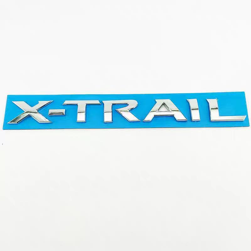 New Pretty ABS X-TRAIL XTRAIL Car Letter Rear Tail Trunk Decals Emblem Badge Sticker Auto Styling Accessories for Nissan XTRAIL