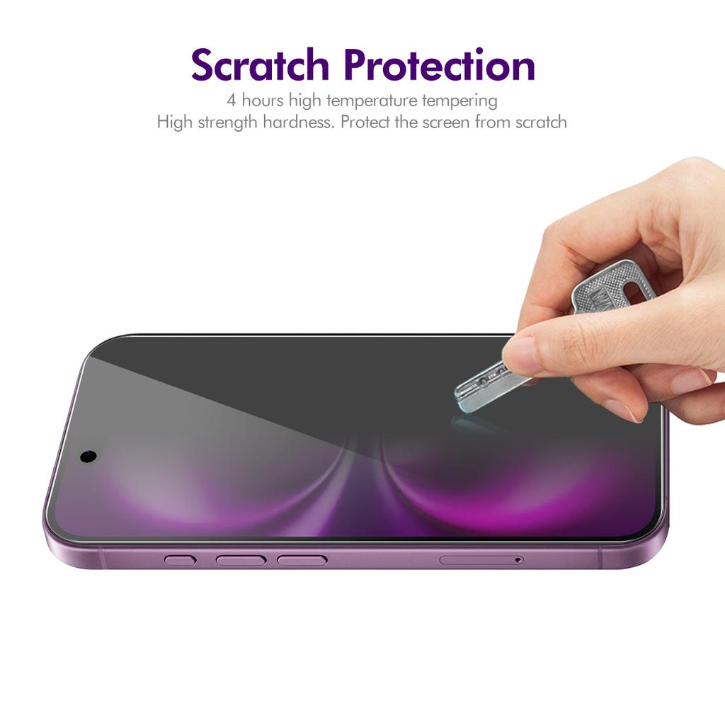 For iPhone 17 Air Anti-Spy Film ENKAY Hat-Prince Anti-Glare Screen Protector Tempered Glass