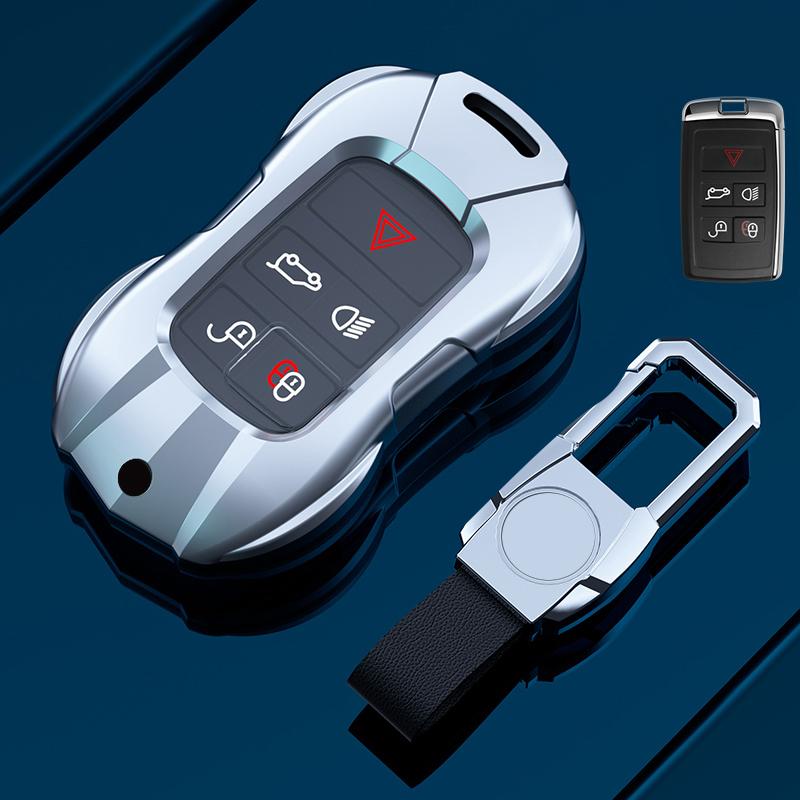 Подходит для брелока-чехла для ключей автомобиля Jaguar XFL XEL FPACE XJL FTYPE Epace Ipace Xe Оболочка для ключа Чехол для ключа Пряжка для брелока Женский