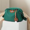 Simple Contrasting Color Large Capacity Crossbody Bag, Casual and Lightweight Middle-aged Mother Bag
