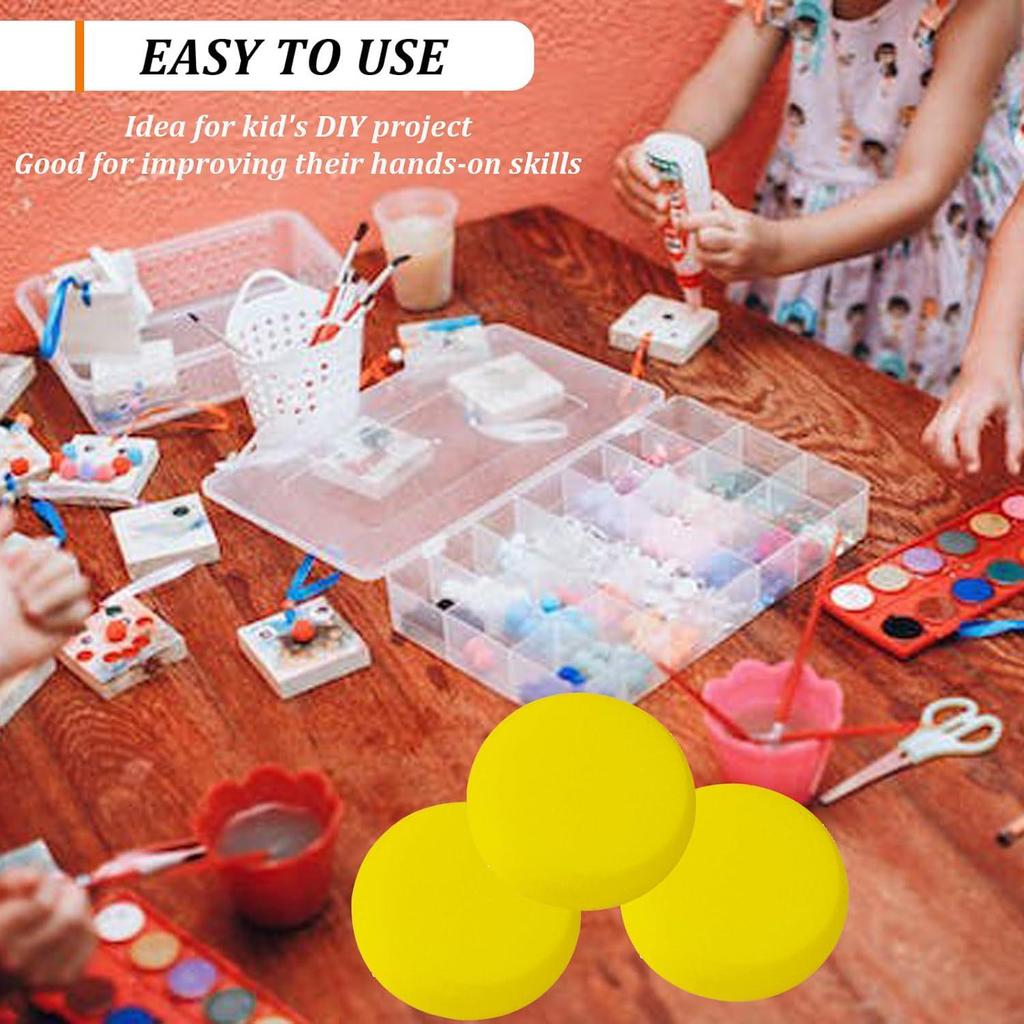 Суперабсорбирующая круглая губчатая кисть для DIY-живописи гуашью и акварелью