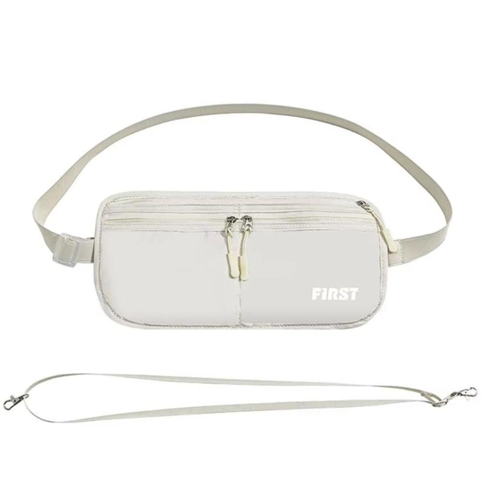 Invisible Travel Chest Pack Large Capacity Men Belt Pouch Sweatproof Sports Waist Bag for Passport
