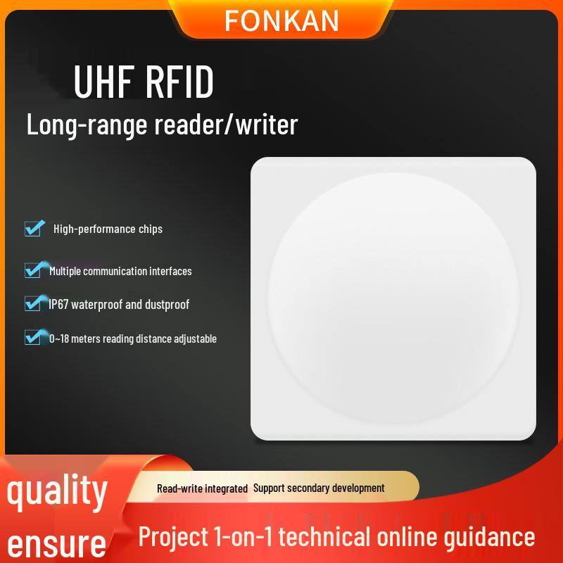 УКВ 9 дБи RFID-считыватель/записывающее устройство дальнего действия – Система контроля доступа по нескольким меткам