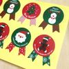Series DIY Label Decoration Multifunction Badge Seal 80pcs/10sheets Paper Sticker Christmas Sticker