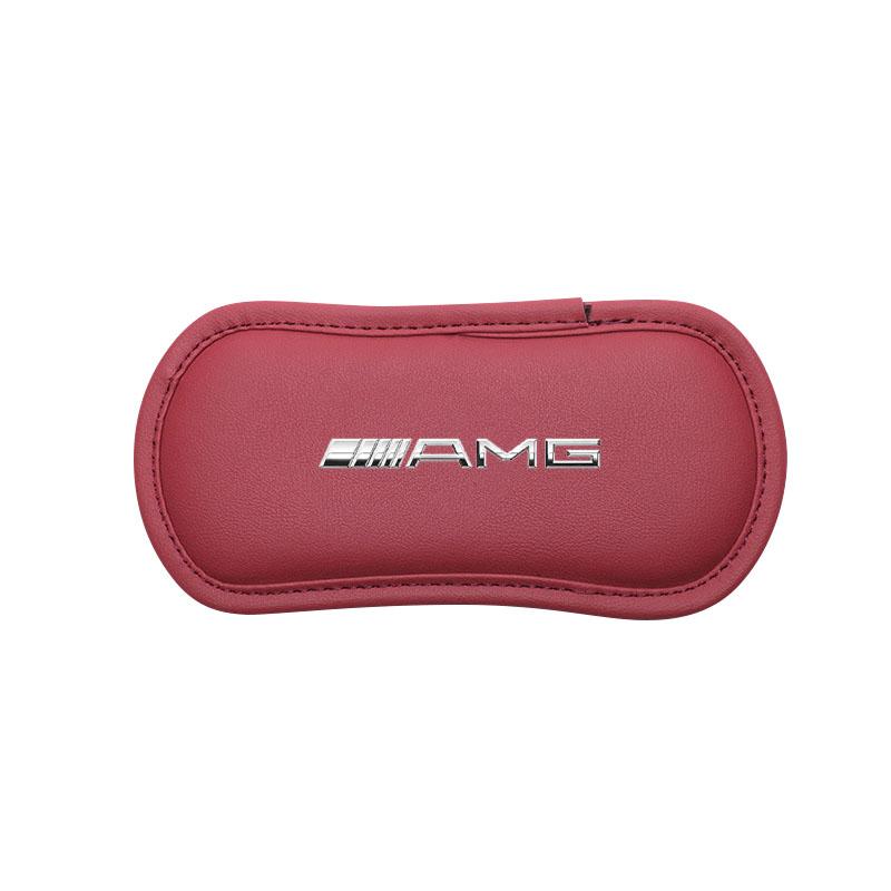 MEA4   Car Interior Leg Knee Rest Pads Leather Cushion Car Styling sticker For Mercedes Benz W204 W212 W176 GLC CLA GLA E C G M