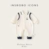 Insbobo Baby Clothes 2026 Spring New Children's Clothing Newborn Baby Outing Jumpsuit Infant Crawling Suit