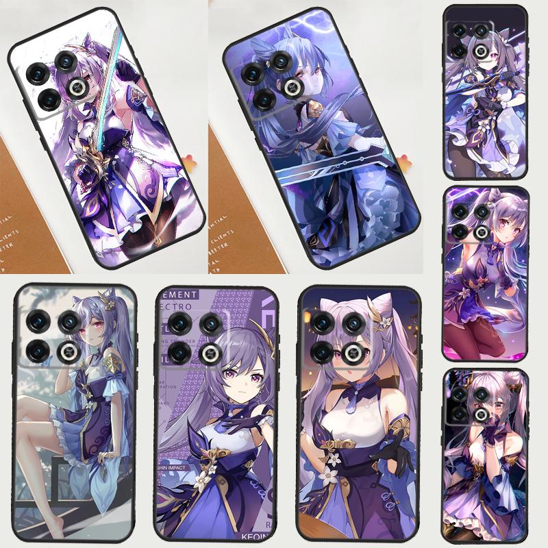 Genshin Impact Keqing Case For Oneplus 8T 9RT 10T 8 9 11 10 Pro Oneplus Nord CE 2 Lite Ace N10 N20 N100 N200 Cover