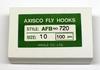 AXISCO Fly Hooks (100-Pack) AFB 720-#10 Fishing Hooks