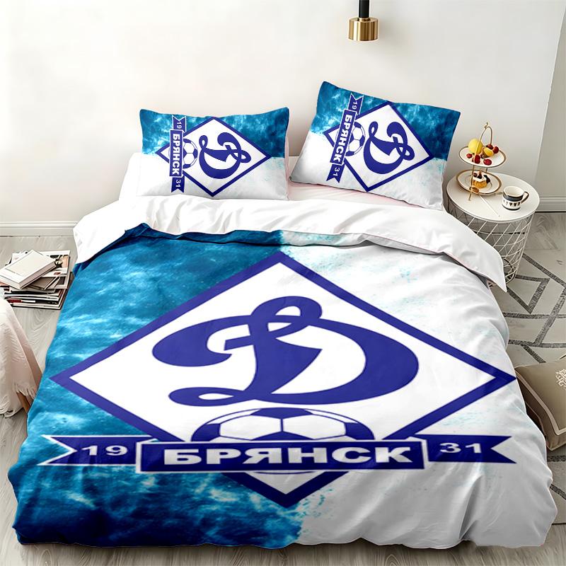 FC Dinamo Minsk 3pc set Perfect for bedroom use Comfortable bedding set includes a duvet cover and two pillowcases Ideal birthday or Christmas gift