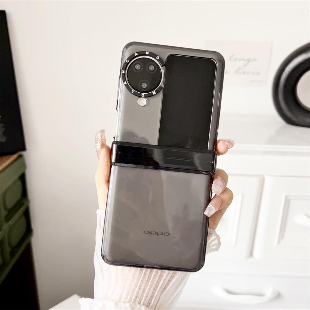 Креативный складной чехол для телефона OPPO N2-N3 Flip Hinge - прозрачный защитный чехол для мужчин и женщин