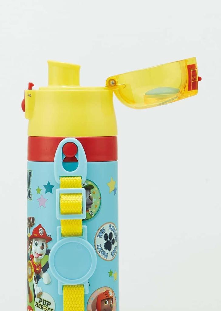 Skater 2WAY Stainless Steel Kids Water Bottle with Cup 350ml Paw Patrol Boys Children's SKDC3-A