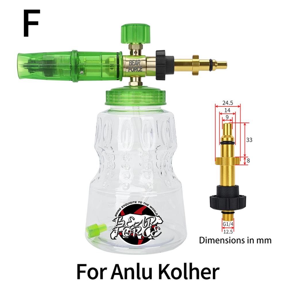 Pressure Washer Aluminum Foam Lance Foam Nozzle Car Wash Foam Maker for Karcher Elitech Bort AR Bosch Michelin Pressure Washer