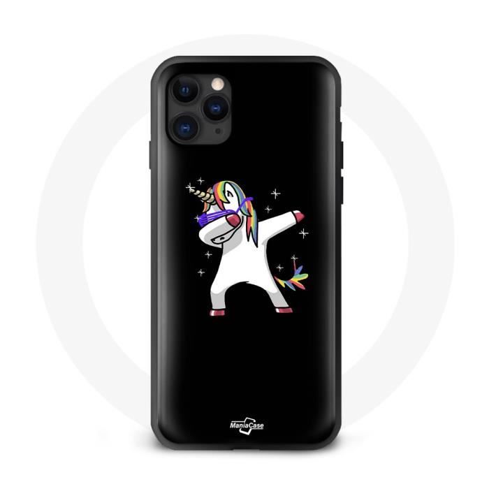 Coque - MANIACASE - iPhone 11 Pro - Licorne - Multicolore - Design original et amusant