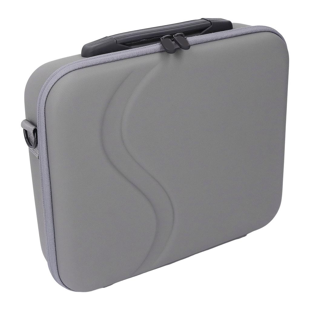 Drone Carrying Case PU Shell Shock Absorbing Lining Dual Zip Protective Storage Bag with Adjustable