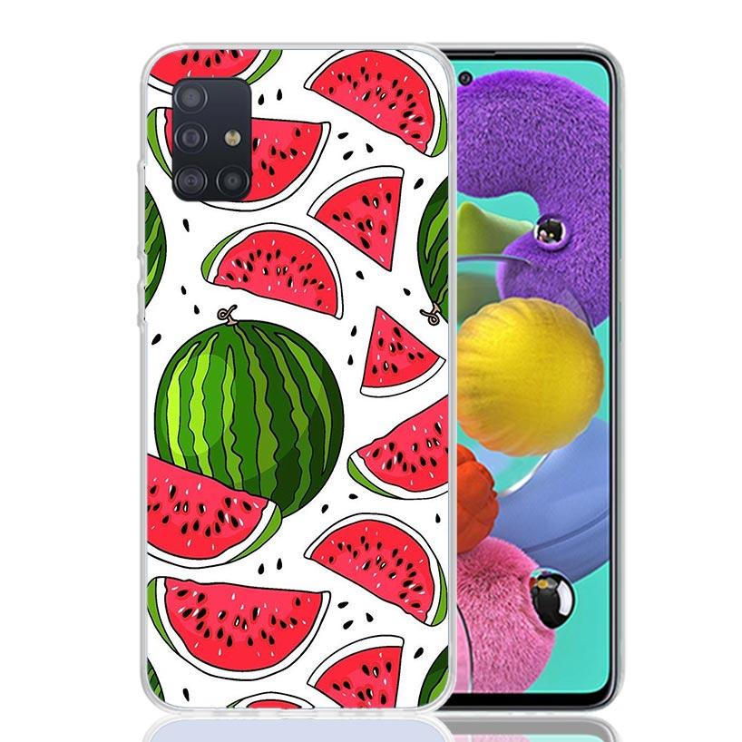 Watermelon Summer Fruit Phone Case for Samsung Galaxy A52 A51 A50S A12 A22 A32 A72 A10S A30S A31 A71 Note 20 Ultra 10 Plus S10 G