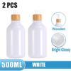 500ml Soap Dispenser Refillable Plastic Shoulder Bottle with Lotion Pump Shampoo Shower Gel Bottles Refillable Lotion Liquid