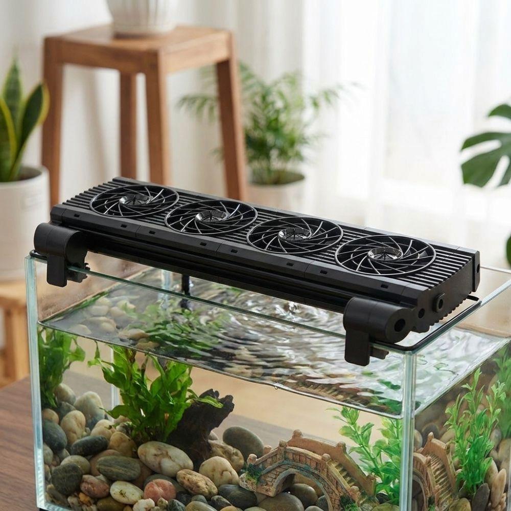 1/2/3/4/5/6 Head Aquarium Cooling Fan Variable Speed Heat Dissipation Fan Fishbowl Culture