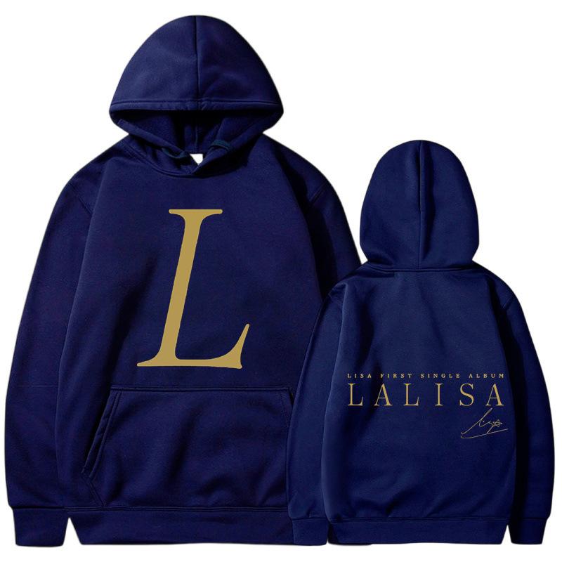 LISA SOLO дебютный альбом LALISA худи для весны, осени и зимы kpop пуловер повседневный свитер