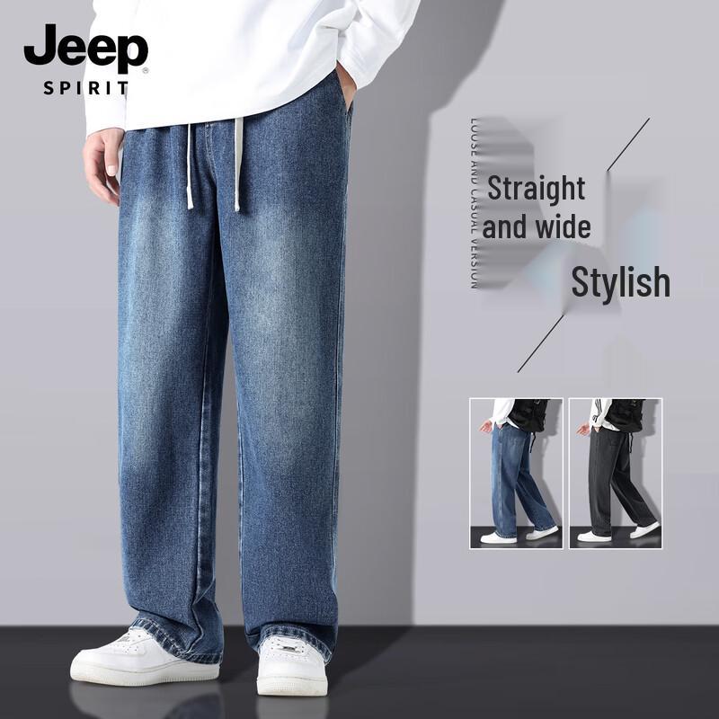 Мужские джинсы JEEP SPIRIT свободного прямого кроя