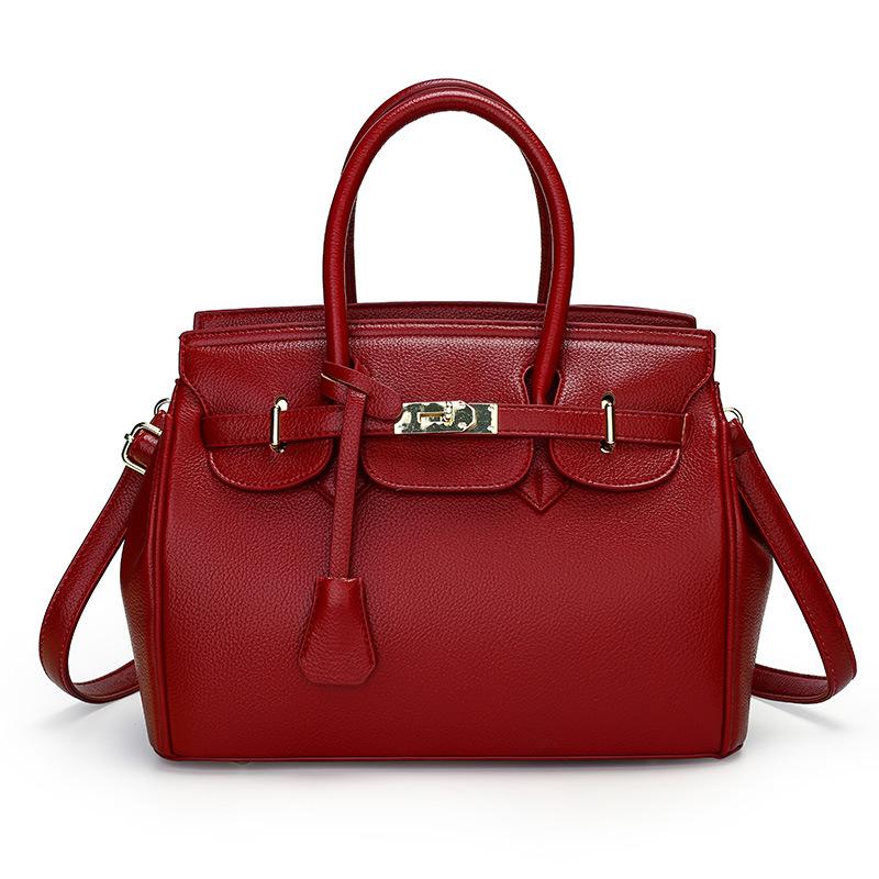 Женская сумка новая простая однотонная сумка через плечо модная сумочка