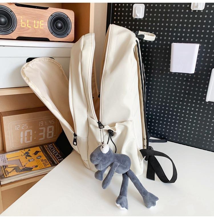 Рюкзак школьной сумки сплошного цвета Унисекс для учащихся средней школы