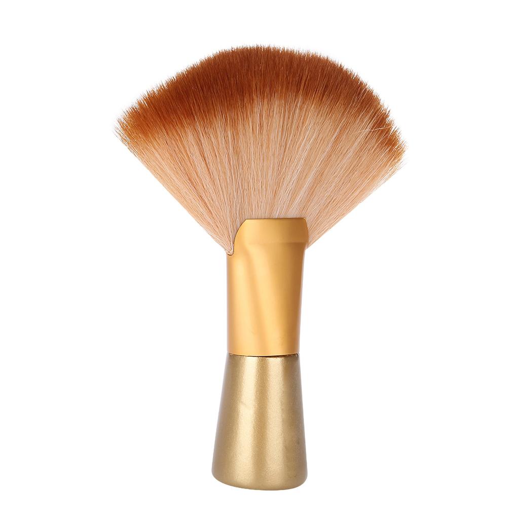 Soft Large Fan Shaped Salon Stylist Barber Neck Face Duster Hair Brush Hair Cutting Tools
