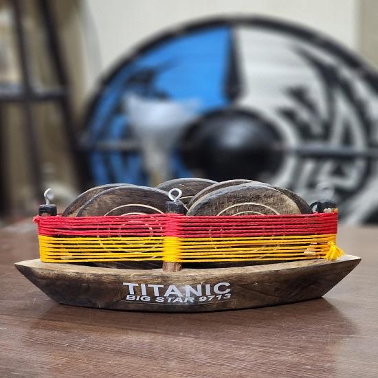 Красивая деревянная подставка для чая из Индии, красивый подарок на Рождество, новогодний подарок