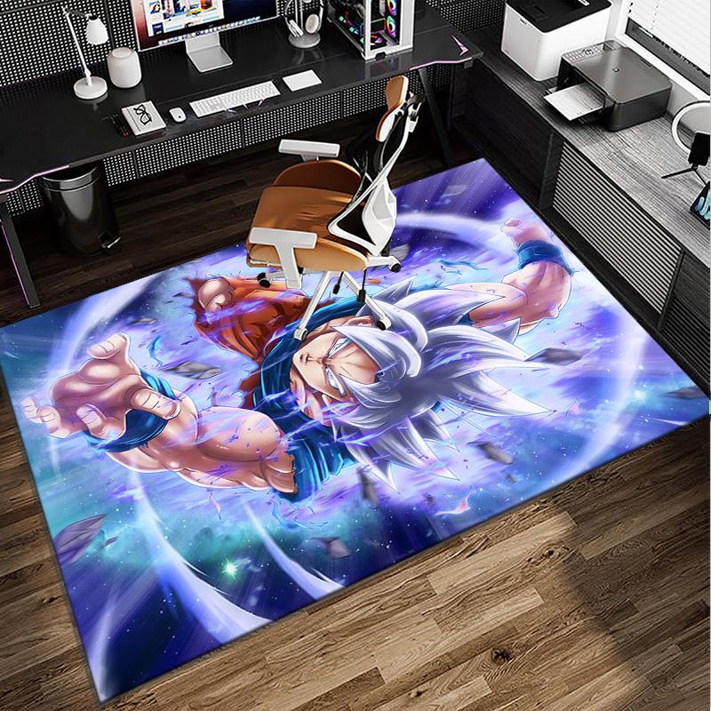 Dragon anime Artwork Office Rug Chair Mat, Game Carpet, Suitable for Front Door, Bedroom, Living Room, Desk, Holiday Gift