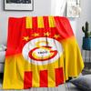 1PC Galatasaray S Patterned Flannel Blanket Suitable For All Seasons for Home Decor Warmth and Comfort Gifts Holiday Present
