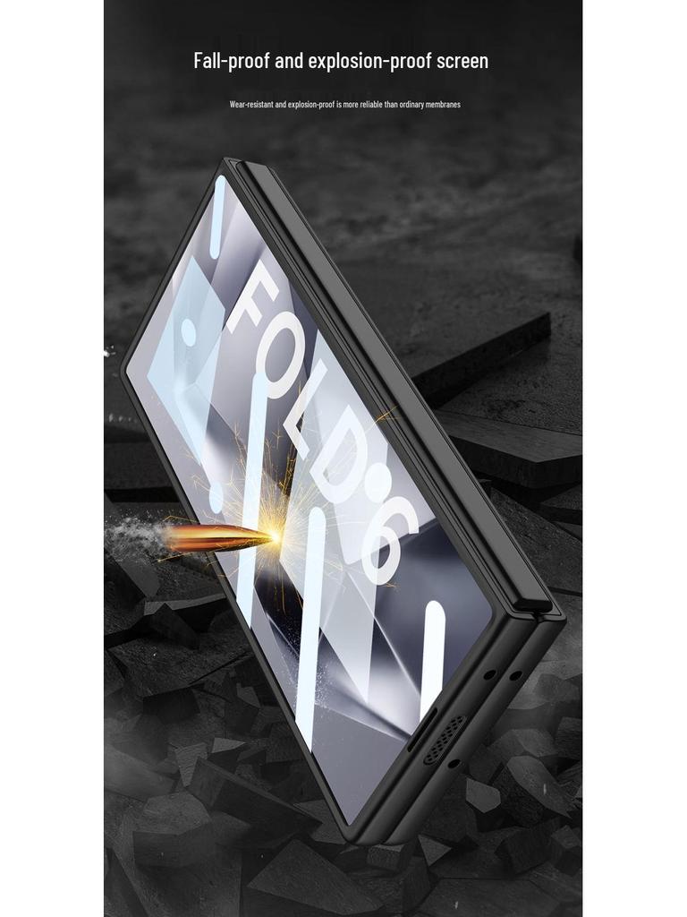 Samsung Z Fold 6 Складной Экран Матовый Чехол и Защита Линзы
