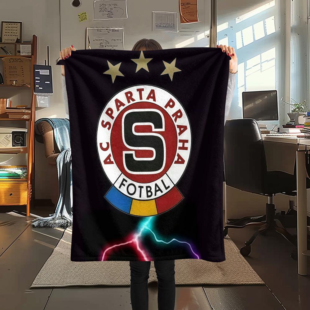 AC Sparta Praha FlAannel Blanket, High quality Comfortable for All Seasons, Home Decor, Warmth and Comfort