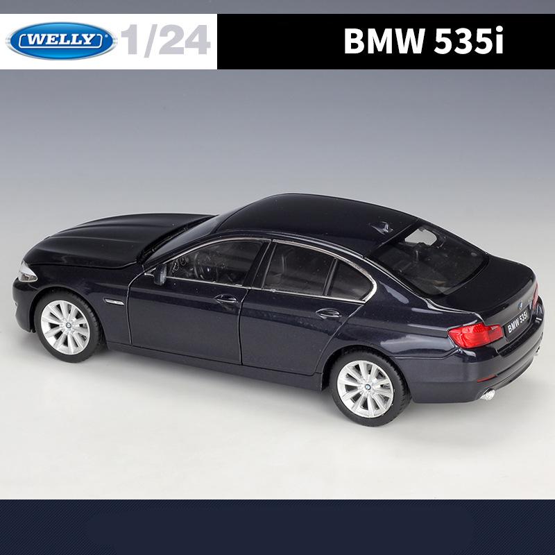 Welly 1/24 BMW 5 серии 535i Литой Модель Автомобиля Металлическая Литая Игрушечные Транспортные Средства Модель Автомобиля Высокая Симуляция Коллекция Детская Игрушка Подарки