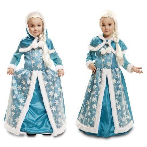 REINE DE GLACE 3 À 9 ANS - Taille:7-9 AN